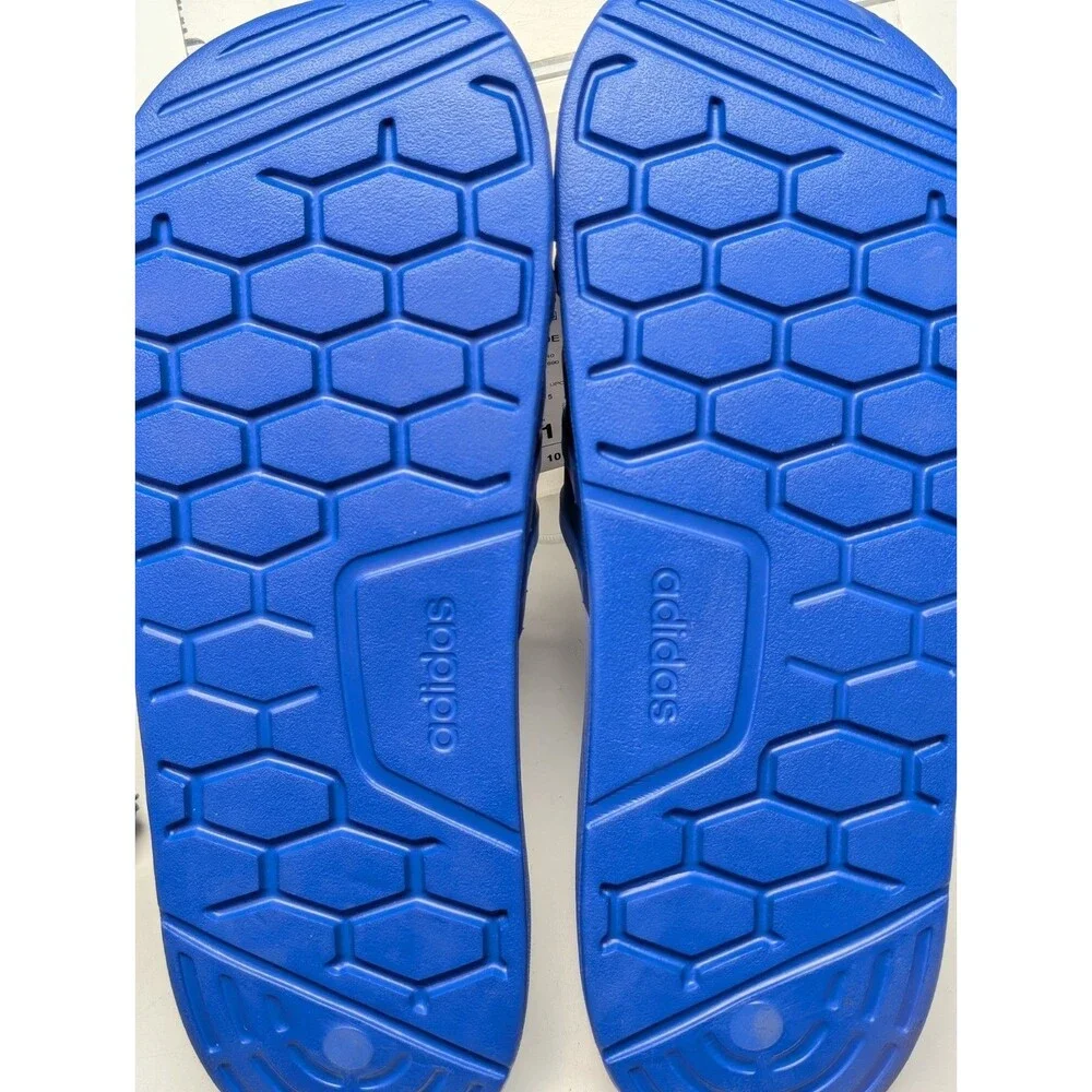 Adidas Racer TR Slides Sport Sandals Royal Blue Men's 10 Cloudfoam G58171 Nwt